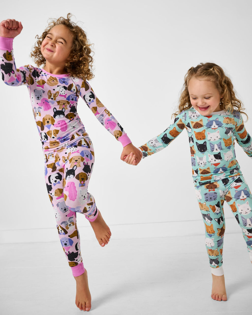 Pink Puppy Parade Two-Piece Pajama Set