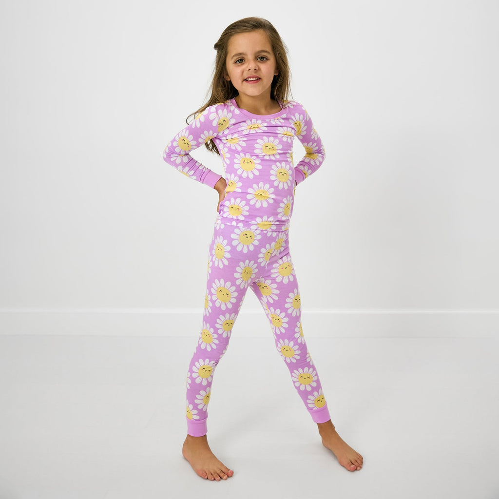 Flower Power Two-Piece Pajama Set