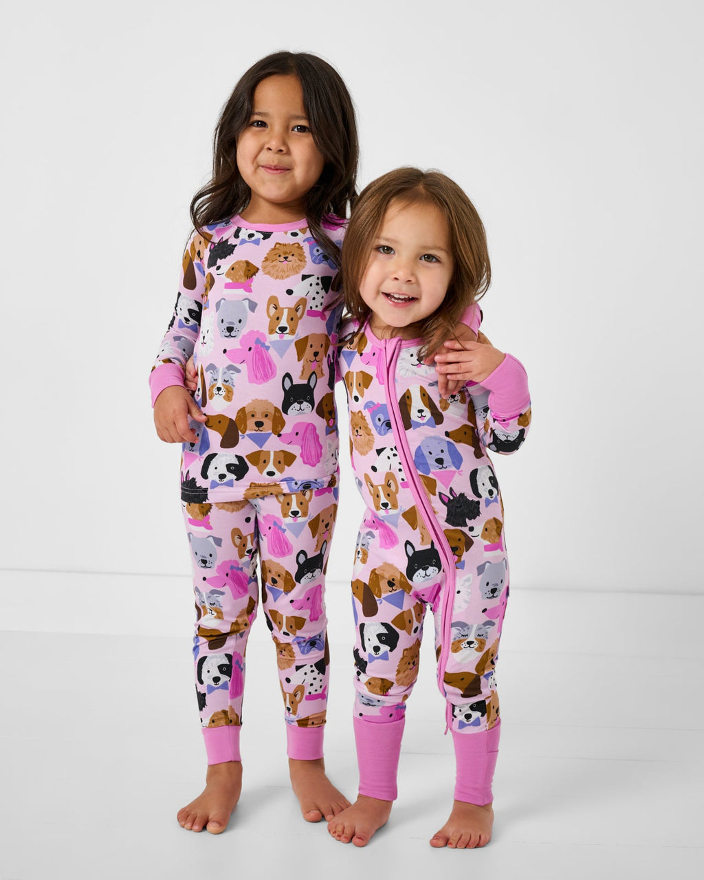 Pink Puppy Parade Two-Piece Pajama Set
