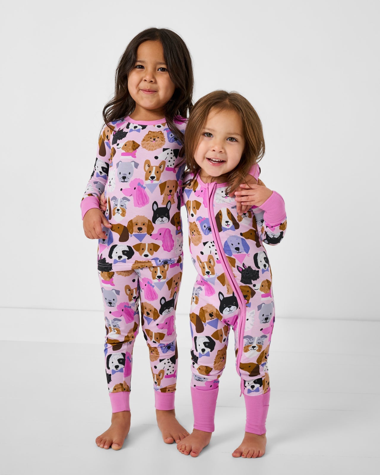 Pink Puppy Parade Two-Piece Pajama Set