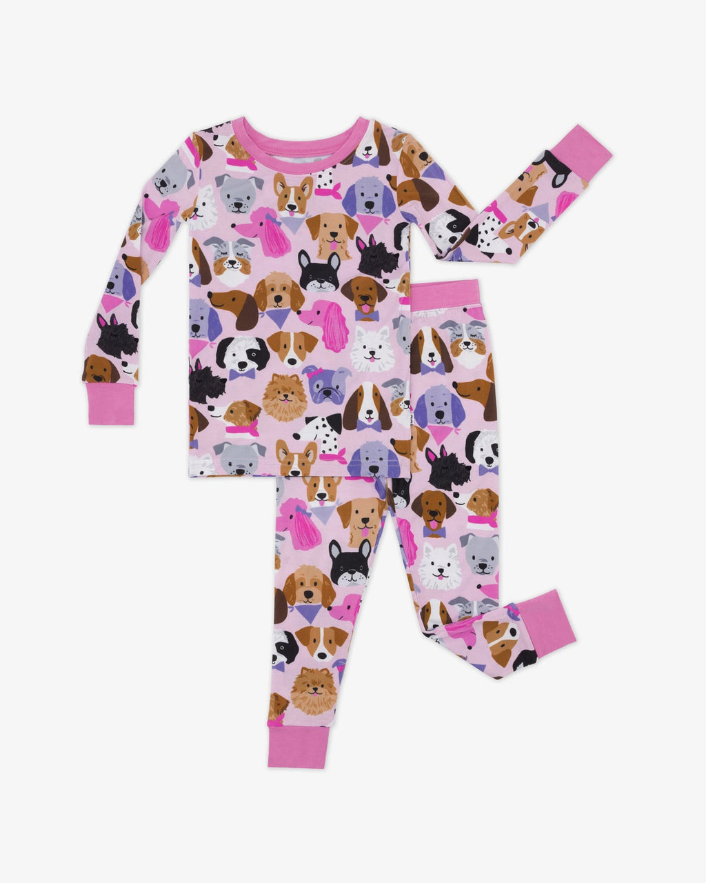 Pink Puppy Parade Two-Piece Pajama Set